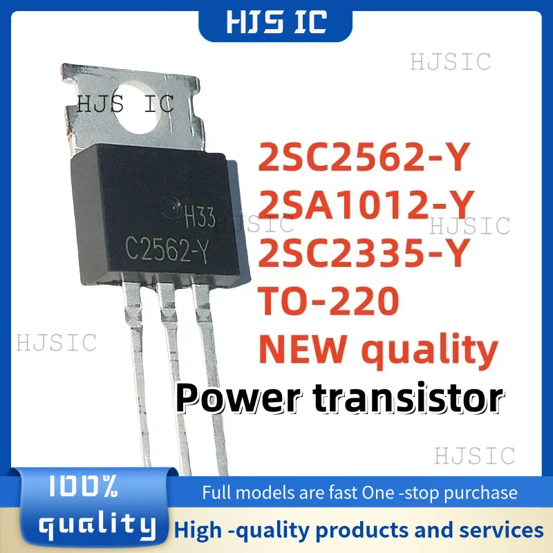 

10PCS NEW 100% quality 2SC2562-Y 2SC2562Y 2SA1012-Y 2SA1012Y 2SC2335-Y 2SC2335Y TO-220 Power transistor electronics electrónica