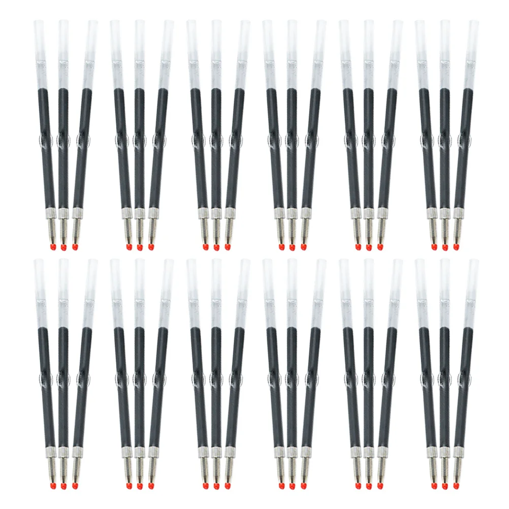 50Pcs Gel Ink Pen Refills Black Ink Smooth Writing Beadable Pen Refills for School Office Note Taking Black Beadable Pens