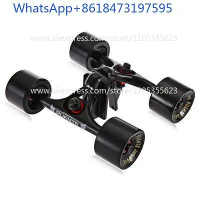 Skateboard bracket bridge 70 * 51 street brush wheel bearing set, rubber gasket small bridge nail long board bridge