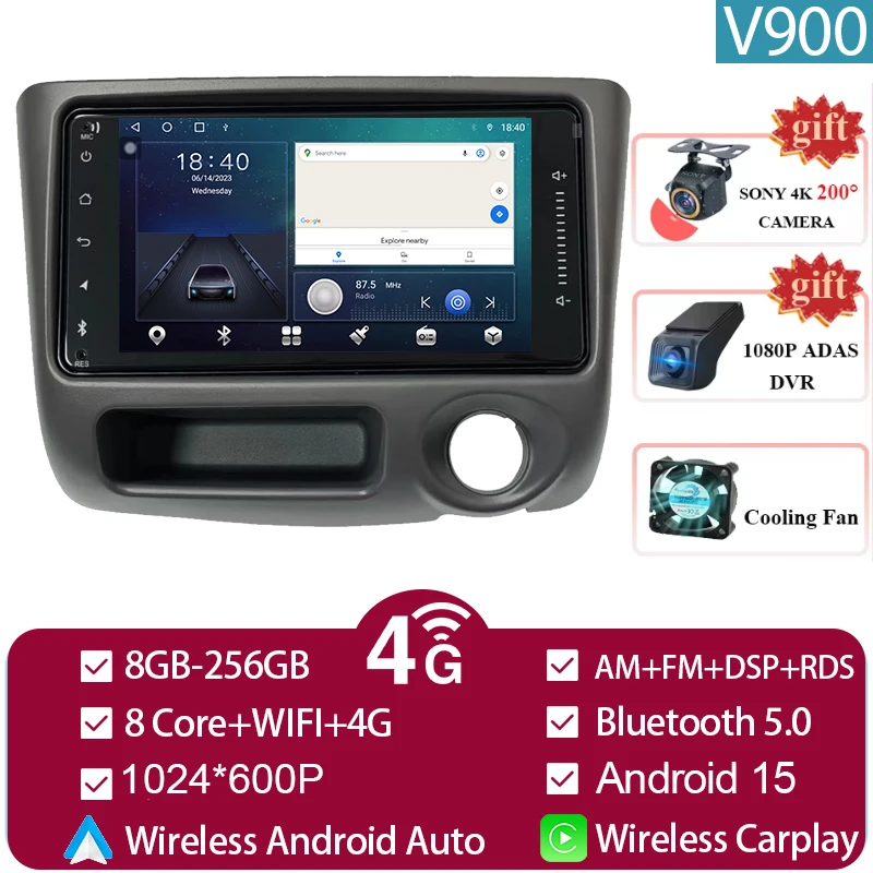 Autoradio Autoradio Voor Toyota Vitz XP10 Yaris Platz Echo 1999-2005 Multimedia Speler Video Carplay Android Auto BT Geen 2din DVD