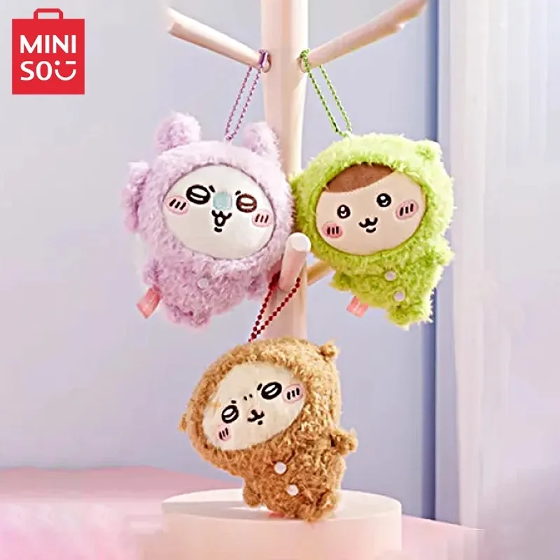 MINISO Miniso chiikawa pijama muñeco de peluche colgante lindos adornos colgantes Momoka