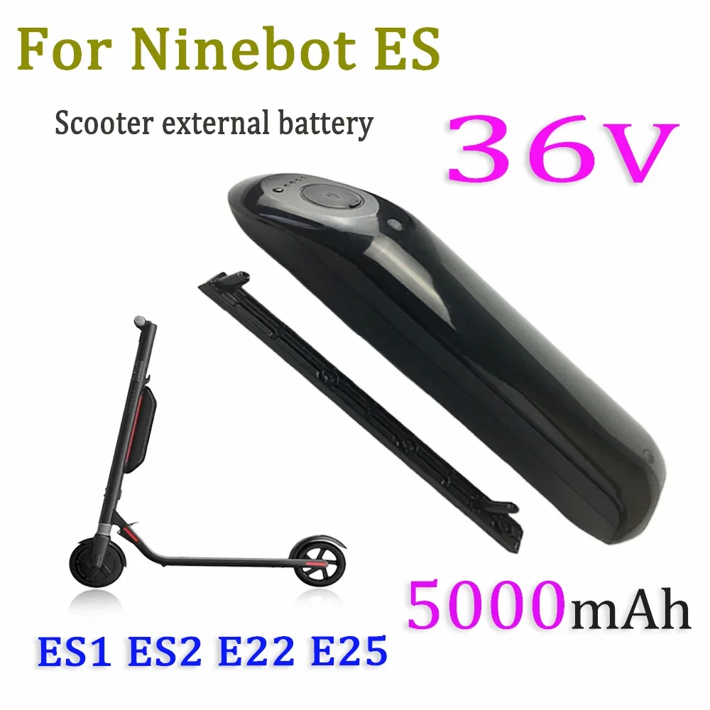 36V For Ninebot Segway ES1 ES2 E22 E25 Intelligent Electric Scooter 36V 5000mAh Expanded Lithium Battery Pack