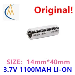 Brand new genuine 14400 3.7V 570MAH capacitive lithium rechargeable battery with high capacity cylindrical full capacity