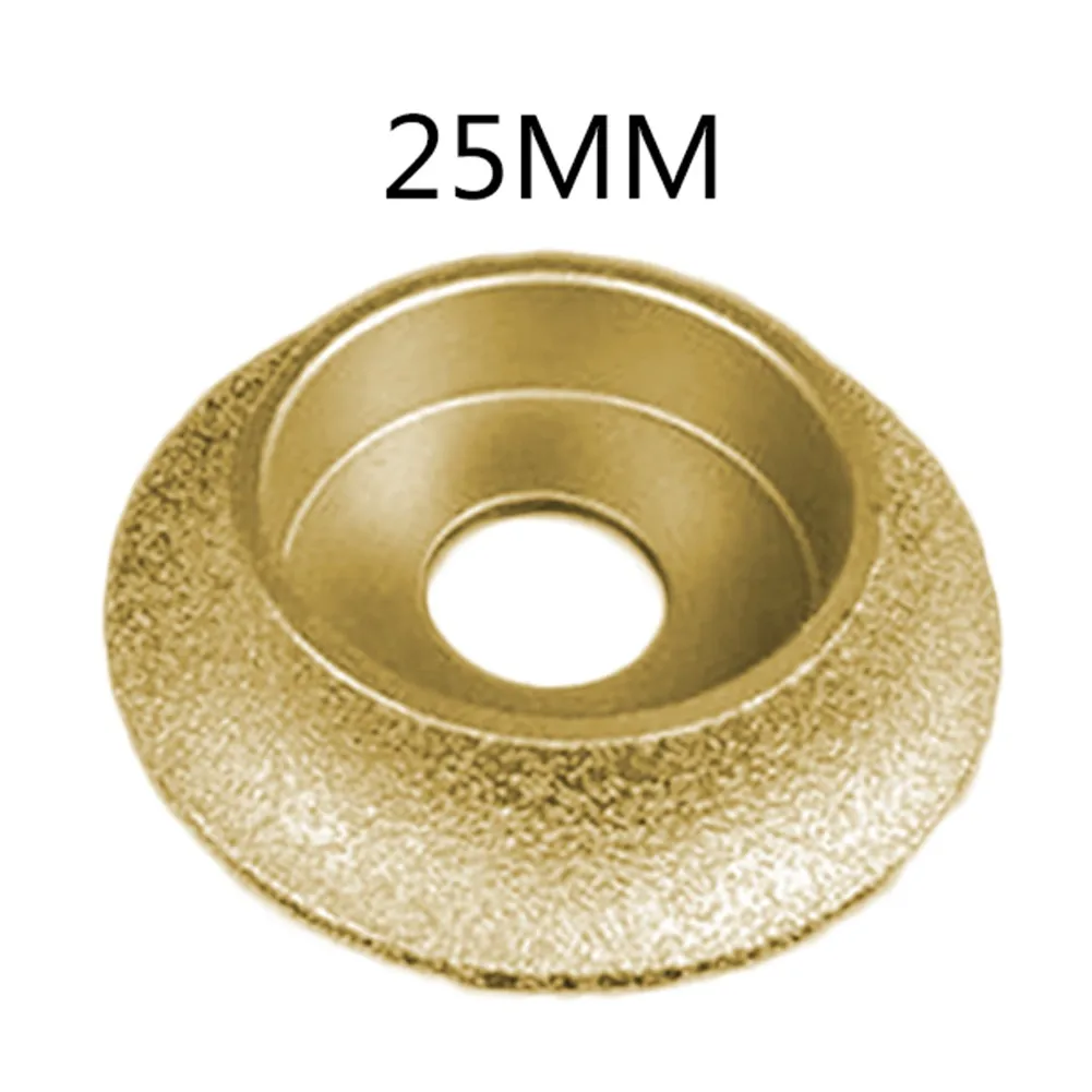 Dry Vacuum Brazed Diamond Grinding Wheel Edge Profile Sanding Disc Marble Granite Ceramic Glass Grinding Wheel