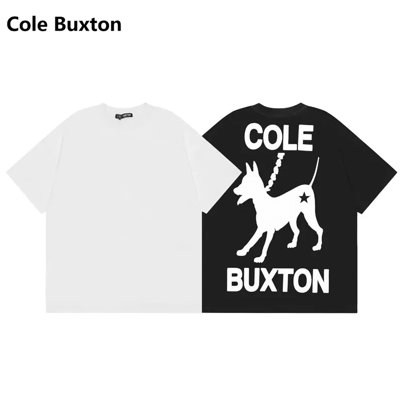 

Cole Buxton Minimalist Slogan American Streetwear Brand Relaxed-Fit Pure Cotton Short-Sleeve T-Shirt Base Layer