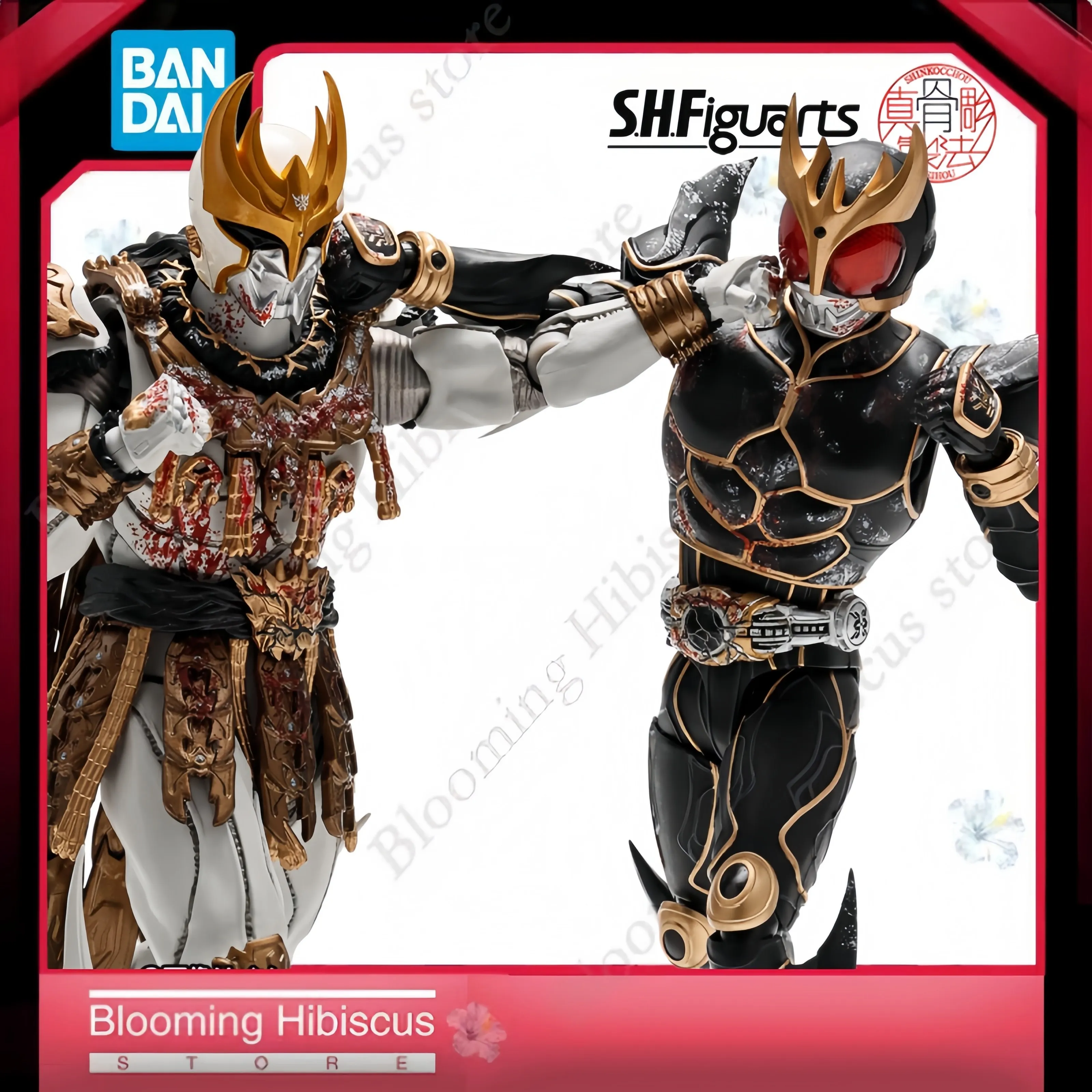 

Оригинальная фигурка Bandai Tamashii Web Limited SHF Kamen Rider Kuuga Ultimate Form vs Daguba (Kurogatake No Shito Set)