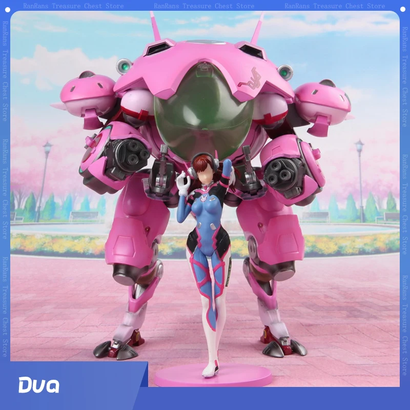 Overwatch Action Figures Dva Statue Anime Action Figures Pvc Collectible Figurines Model Toys For Fans Christmas Gifts In Stock