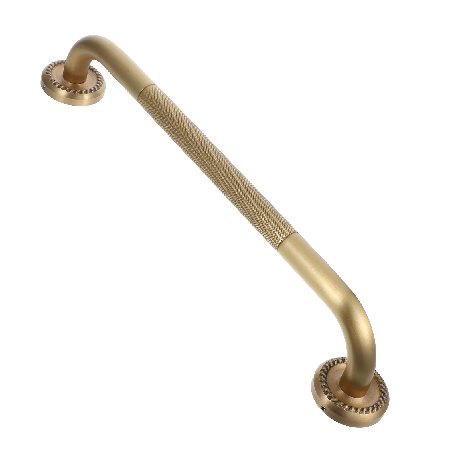 

Elderly Shower Grab Bars Copper Wall Mounted Toilet Non Skid Handles Bath Safety Handrails Sturdy for Elderly