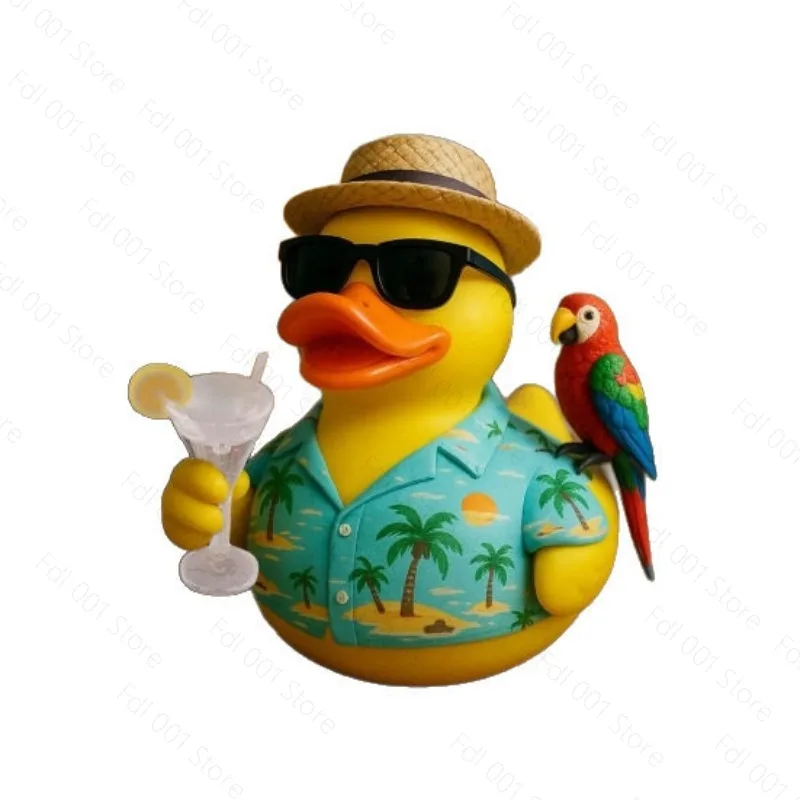 Music Lovers Memorial Ducks Colorful Memorial Resin Ducks For Car Home Beach Decor