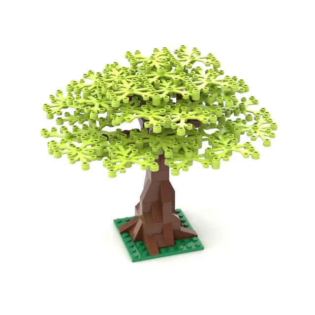 Enlighten Baustein City Lift the Cherry Avenue Road Tree Lernsteine Spielzeugjunge Geschenk – Keine Box