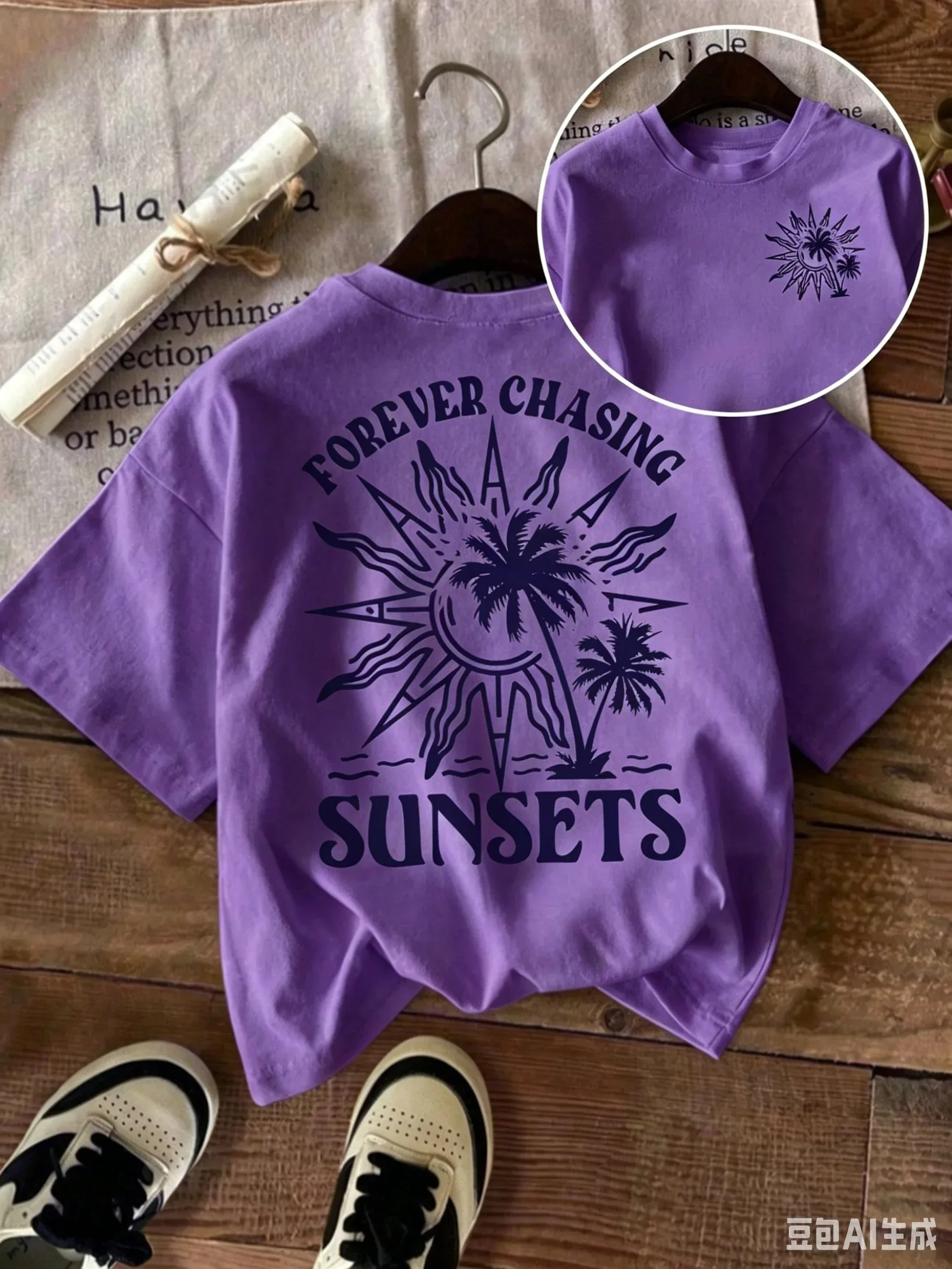 Neues Sommer-Baumwoll-T-Shirt für Kinder, lässiger Alltagsstil, atmungsaktiv und bequem, kurzärmelig, mit einem Cartoon-Zitronenmuster. – Detail 7