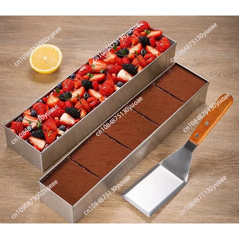 Tiramisu baking stainless steel mold with graduated cake