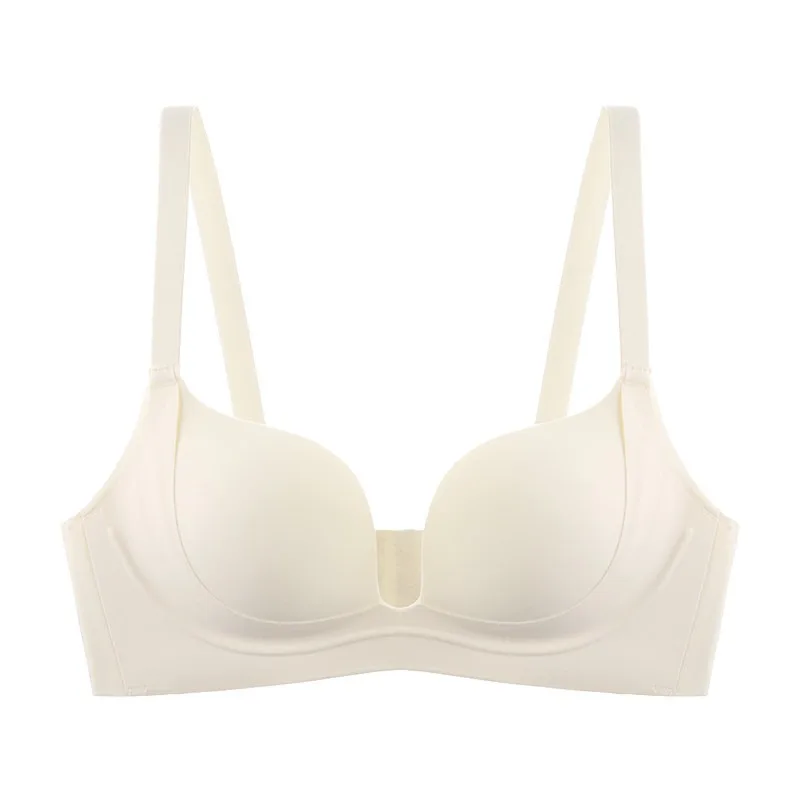 

Soutien-Gorge Sans Couture Sexy Petite Push Up V Profond Cache-Teton U-Cup Anti-Affaisse Dos Nu S-XL 32-38
