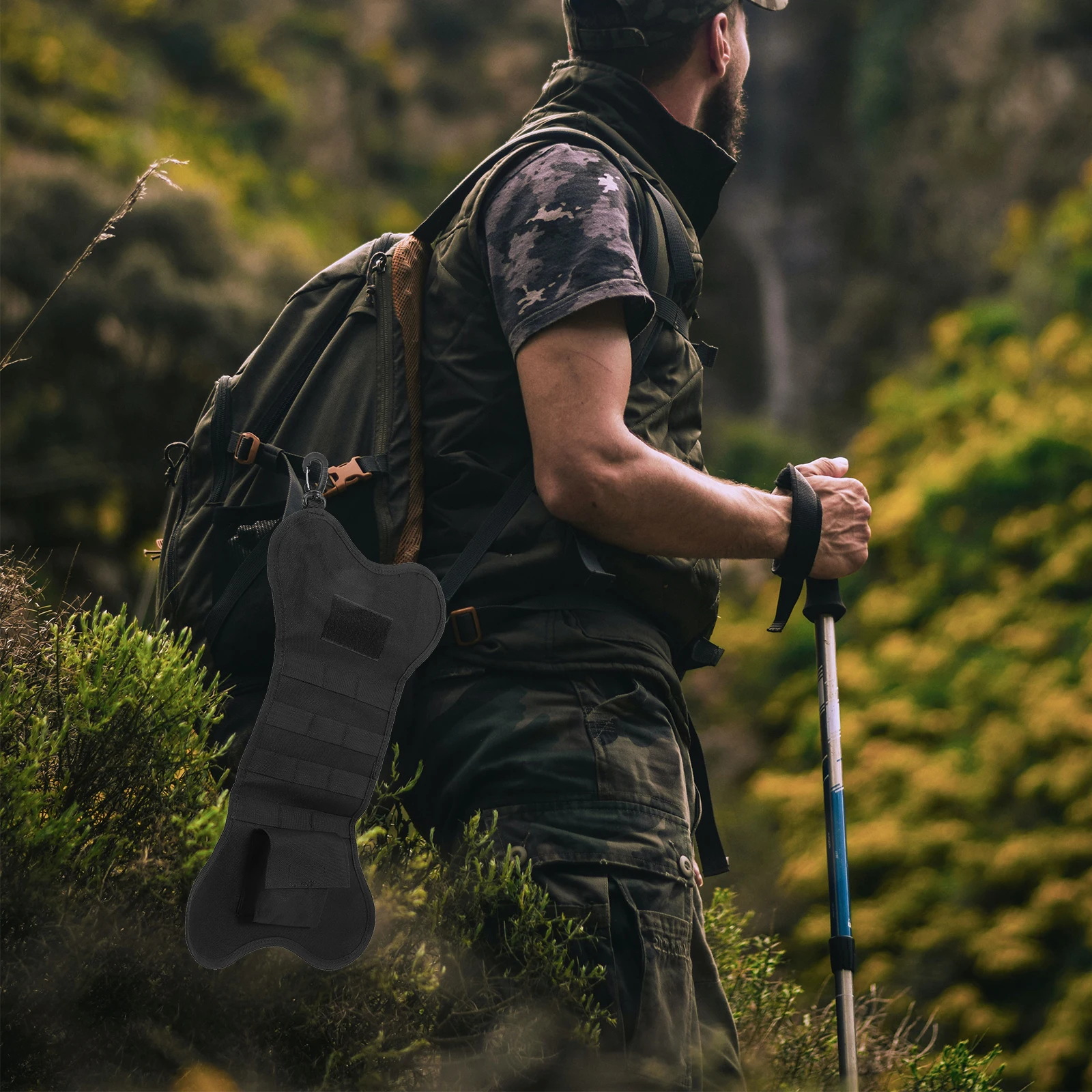 

Bone Shape First Aid Bag Premium Oxford Cloth Lightweight Travel Hiking Camping Storage Pouch Wearresistant Multiple