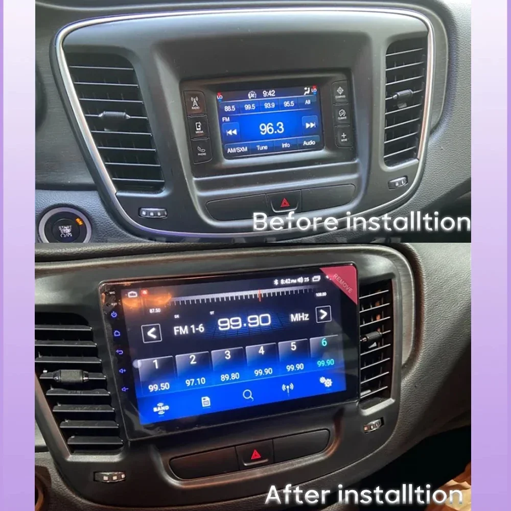 Car Radio Android for Chrysler 200 200C 200S 2015 - 2019 Multimedia Carplay Player Car Stereo Autoradio Head Unit Navigation GPS
