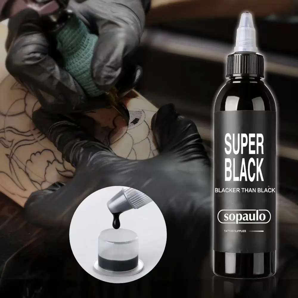 Captainink-tinta de tatuaje profesional para cuerpo humano, Cartucho de pintura oficial de alta calidad, aguja supernegra, 30ml, 1 Oz