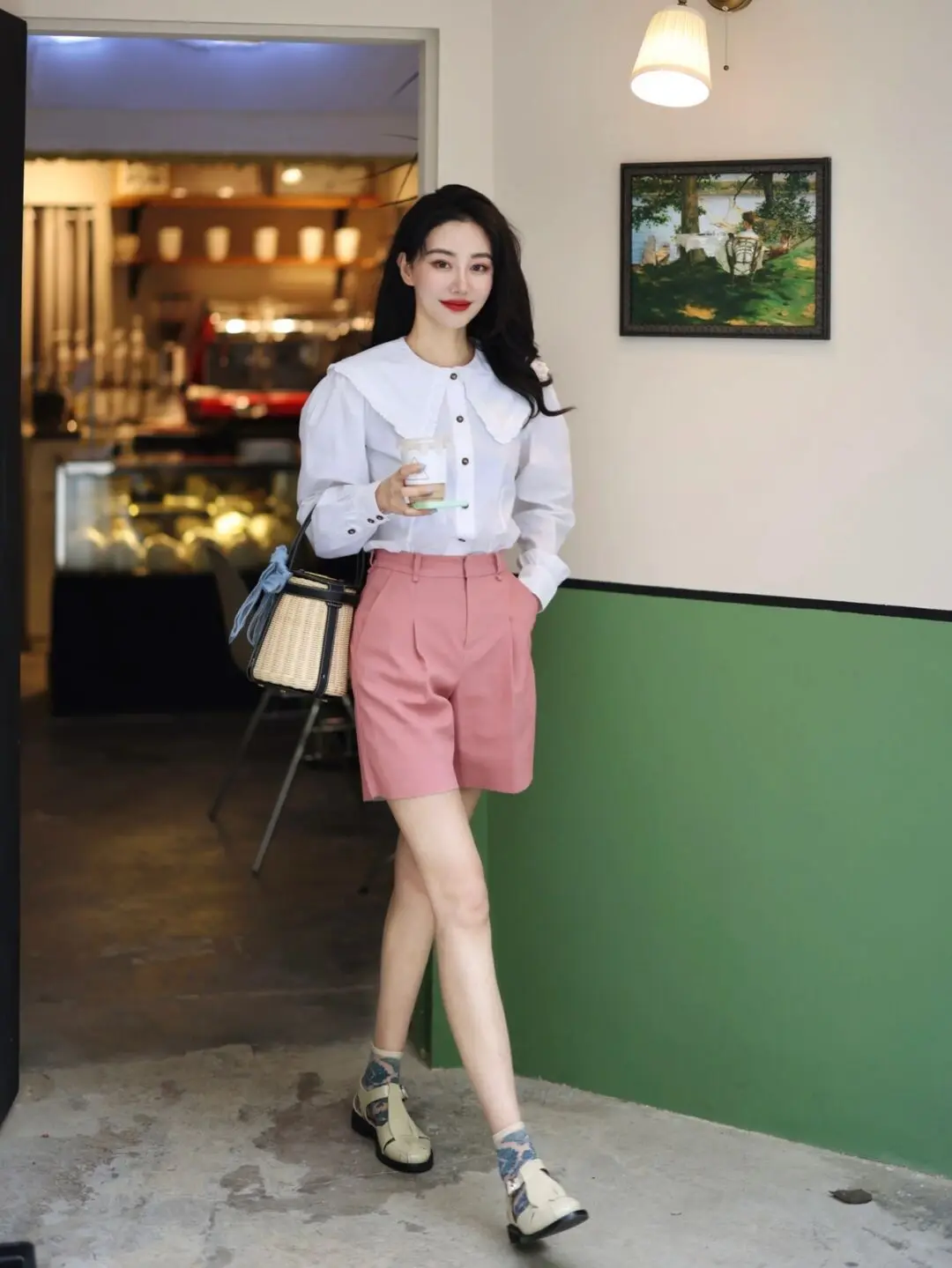 

Korean-style Genuine Leather Woven Flat Roman Sandals New Summer Women's Flip-flops with Toe Caps Back Straps