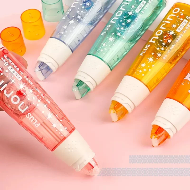 

Japan PLUS Star-point Glue Student Double -sided Glue Transparent Replaceable Replacement Core DIY Handmade Tape