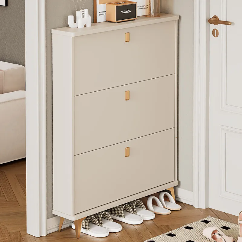 Modern Ultra Thin Shoe Cabinet Entrance Hall Vertical Nordic Luxury Shoe Cabinet Designer Living Room Zapatero Home Furniture