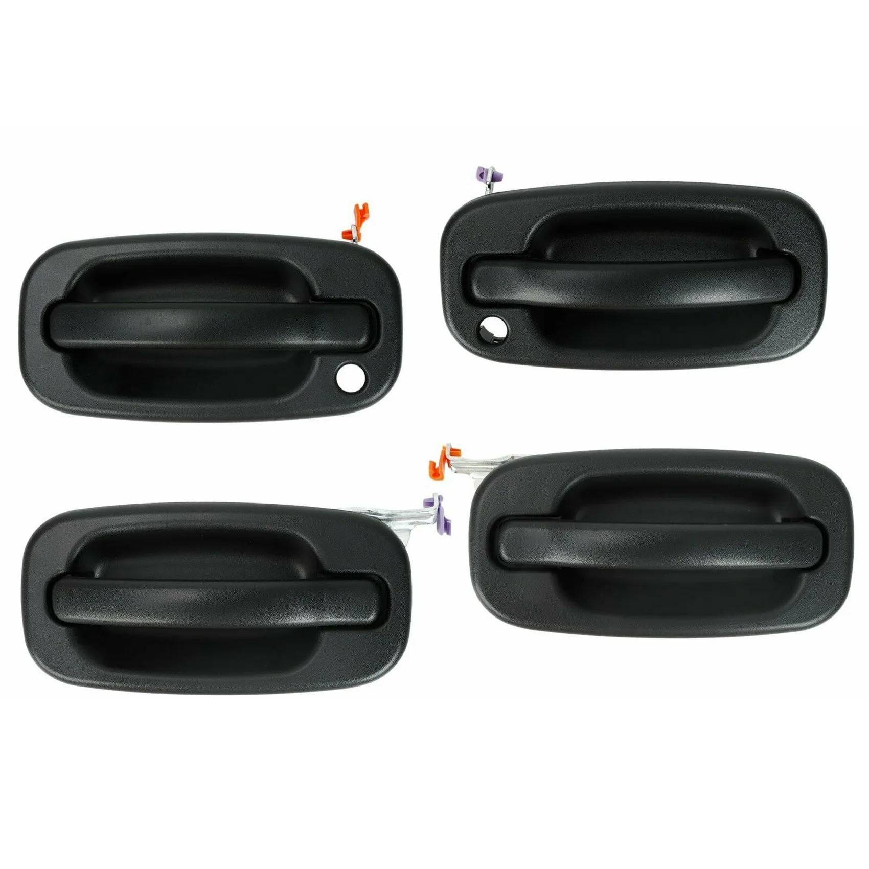 4Pcs Exterior Door Handle 15034985 15034986 15107655 15107656 Fit for Chevrolet Silverado/Tahoe/Suburban Door Handle New