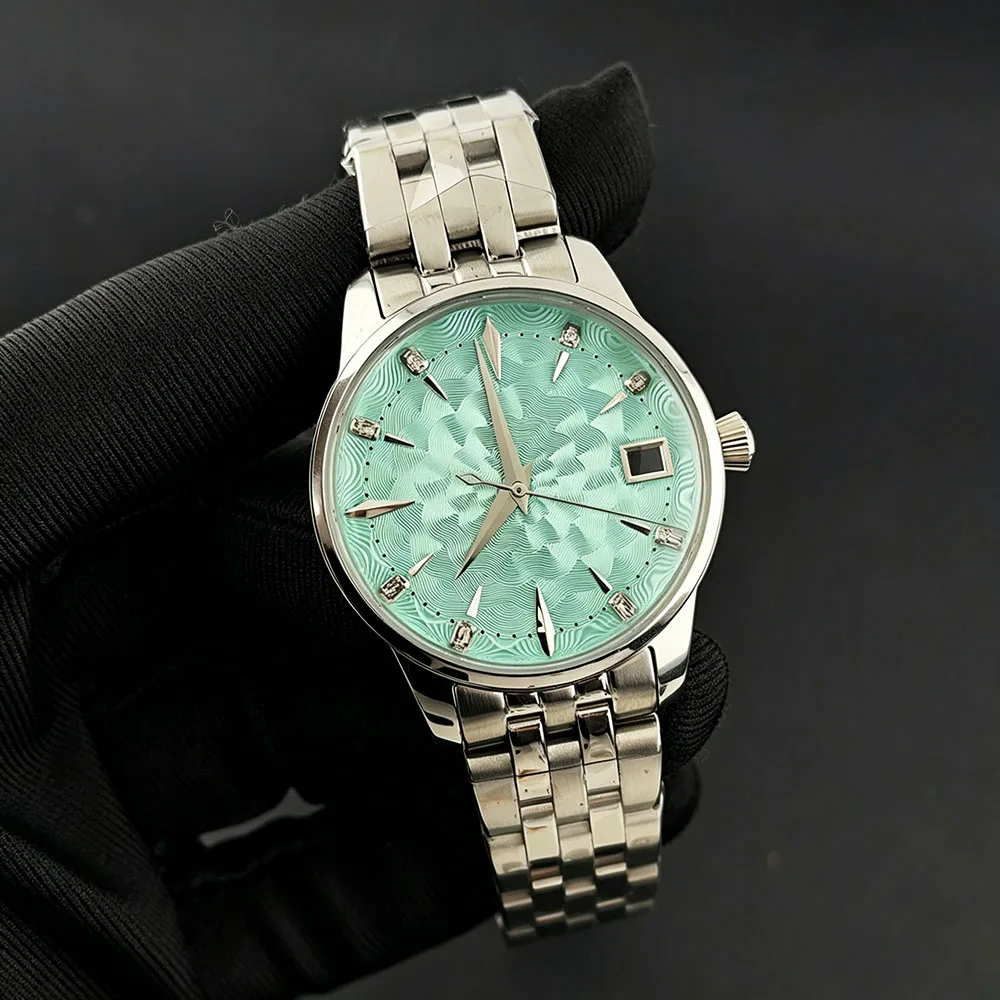 2026 New Ladies' Watch Cocktail Dial Watch 33mm Stainless Steel Watch Automatic Watch Suitable for NH35 Movement Watch view 3