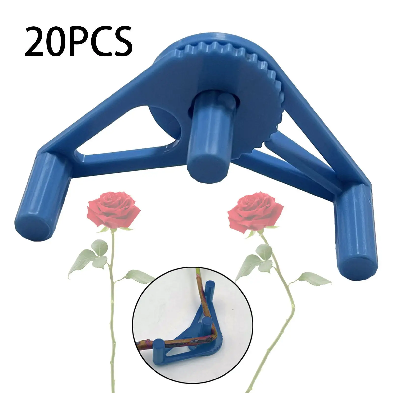 Clips d'entraînement pour tige de plante, 4x20 pièces, Clips de cintreuse pour Branches de plantes, accessoires de contrôle d'entraînement à faible Stress pour légumes