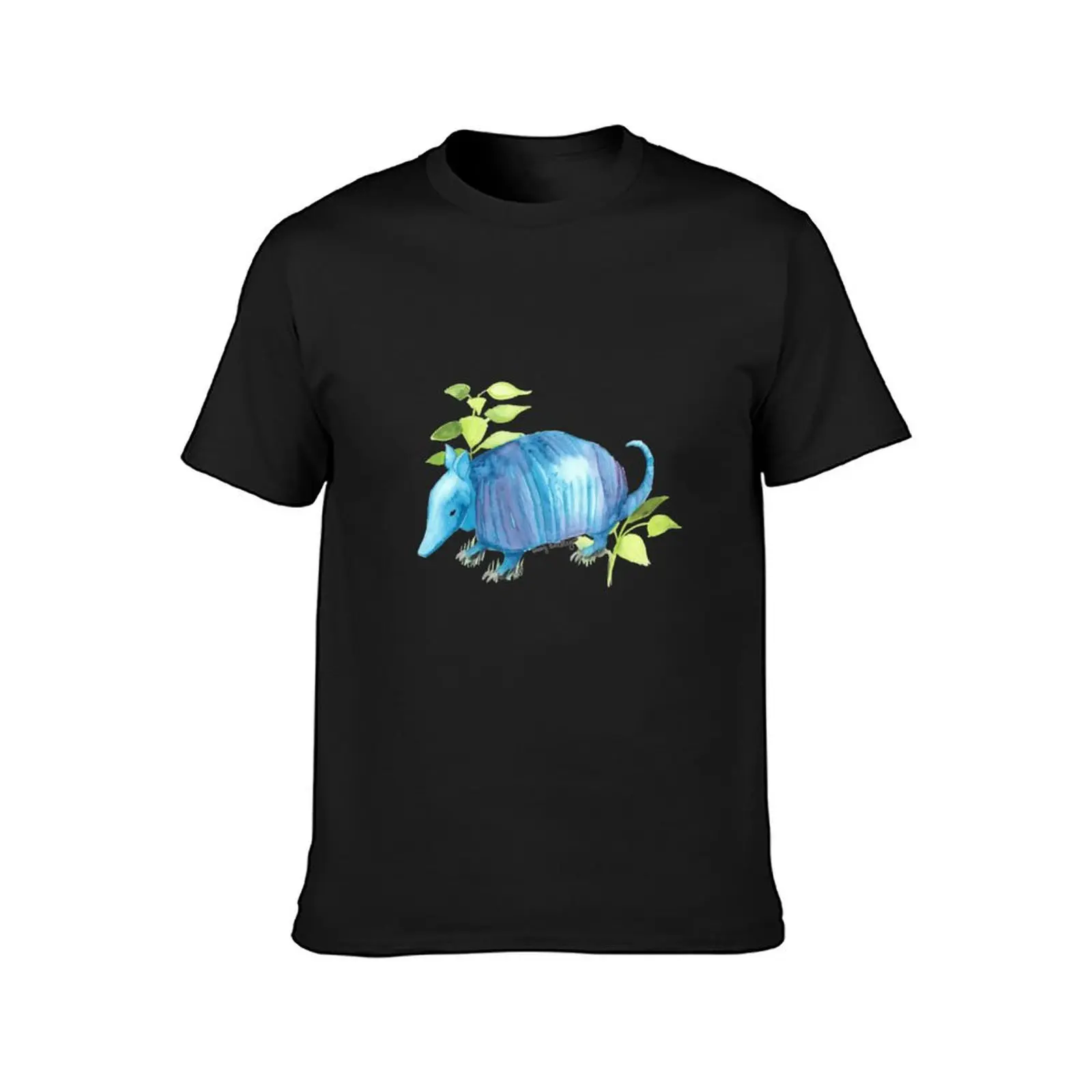 Blue Armadillo T-Shirt summer top kawaii clothes shirts graphic tees plus sizes mens graphic t-shirts anime