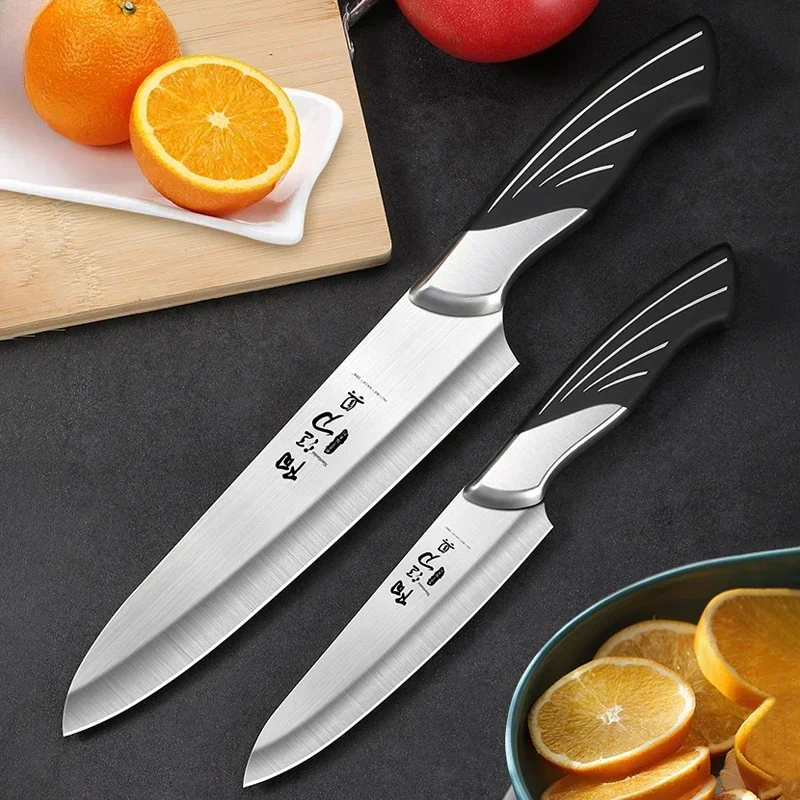 New steel handle chef knife sharp multi-purpose high-end Fruit knife knifestainless steel knives household kitchen knives