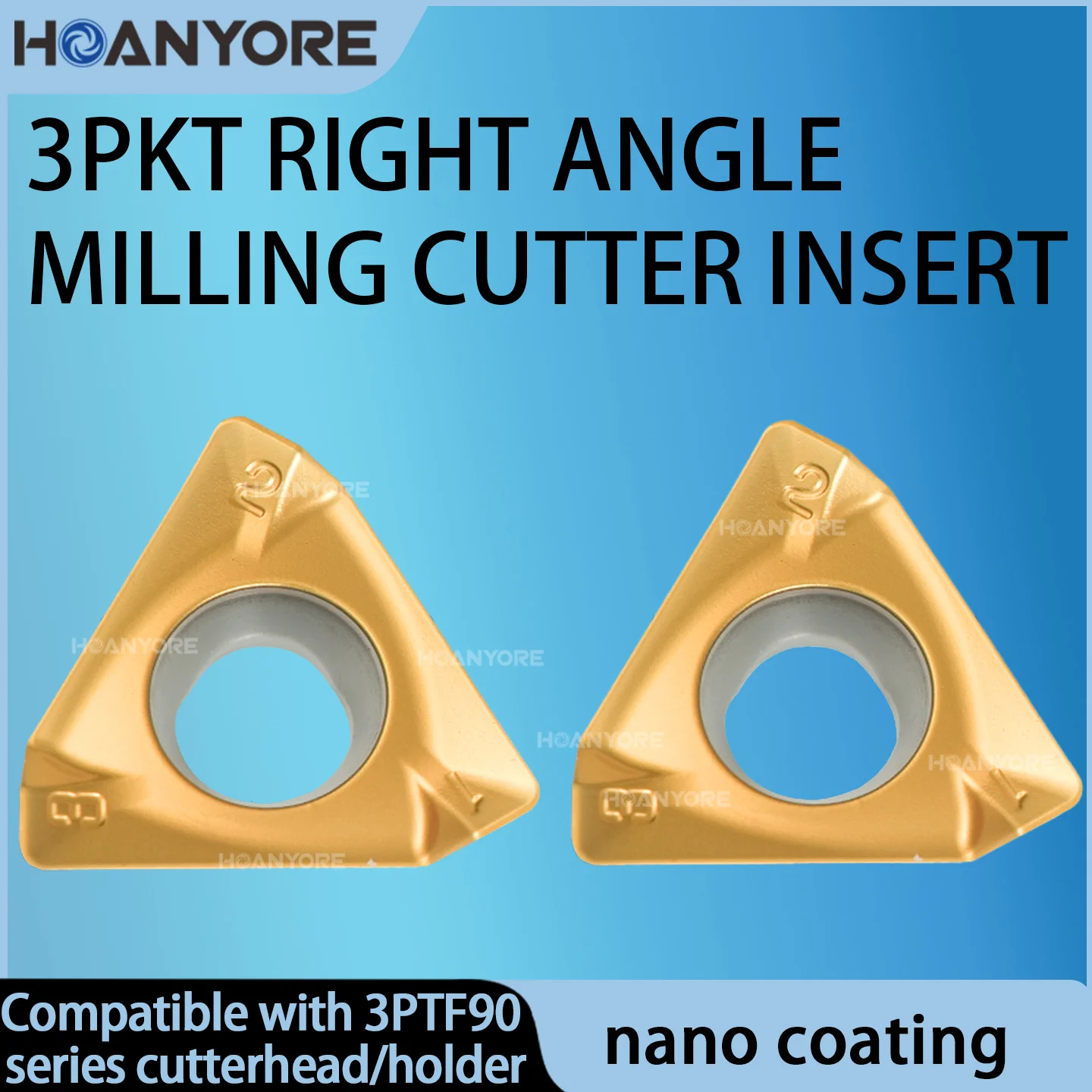 

Фреза с ЧПУ 3PKT100408R-M, прямоугольная фреза, лезвие из твердого сплава, литейная режущая головка