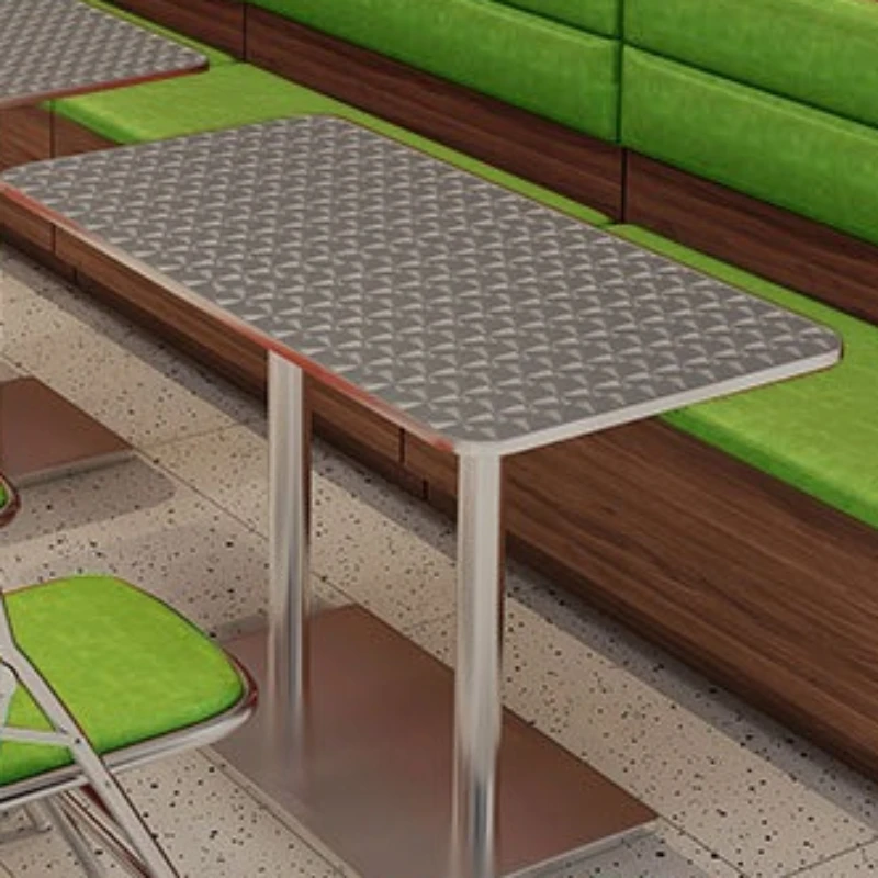 

Чайный ресторан, обеденный стол, стулья, простой журнальный столик из нержавеющей стали, эстетическая мебель для кафе Tavolino Da Caffe XY40KFZ