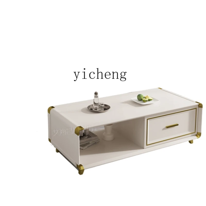 XL Light Luxury All Aluminum Alloy TV Cabinet and Tea Table Combination Wall-Mounted Hanging TV Cabinet