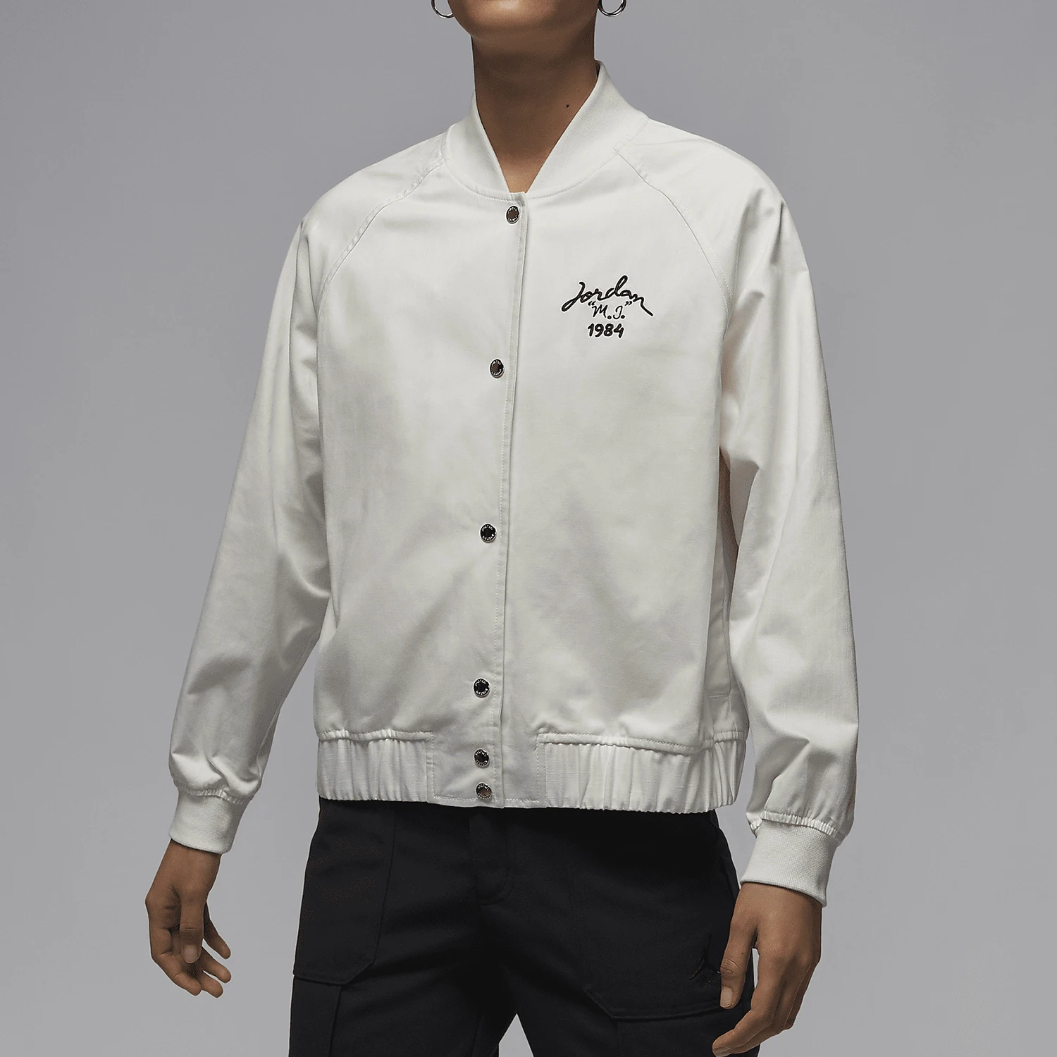 

Nike genuine JORDAN Women's Vintage Loose V-Neck Jacket FN5787-133