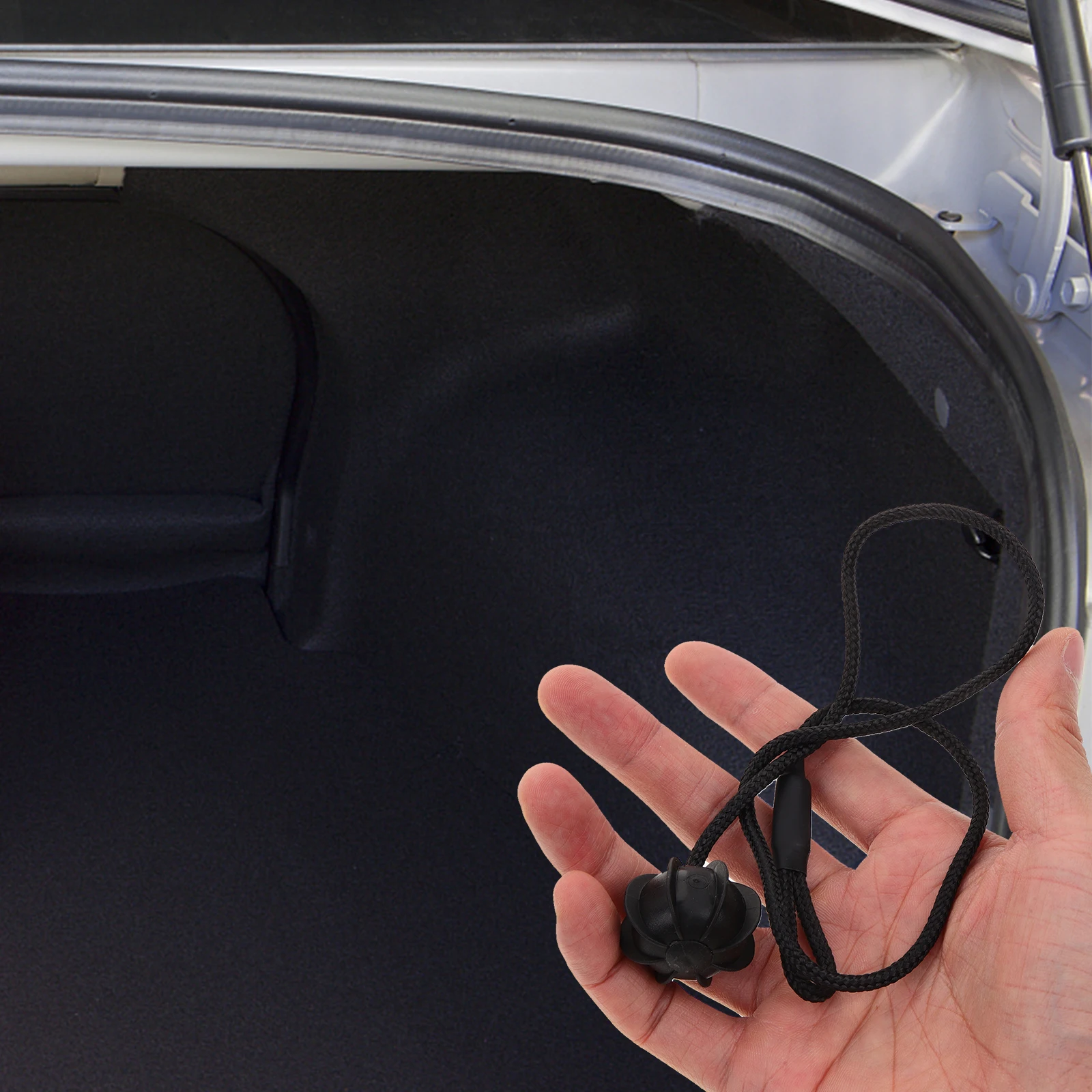 

Car Parcel Shelf String Heavy Duty Plastic Trunk Cover Strap Cord for Rear Trunk Storage Tray Tie Down Parcel Shelf String