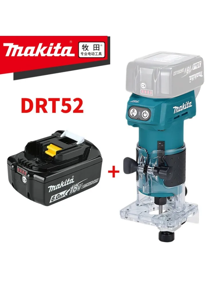 Makita DRT52 tondeuse à bois sans fil 18V rainurage multi-fonction électrique fraisage du bois tondeuse à bois 18V batterie