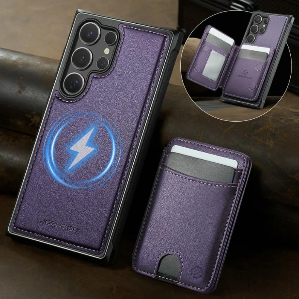

For Samsung Galaxy S26 Ultra 5G 2In1 Detachable Leather Wallet Case Samsung S26 Plus Case Phone S26 S 26 Ultra Magnet Back Cover