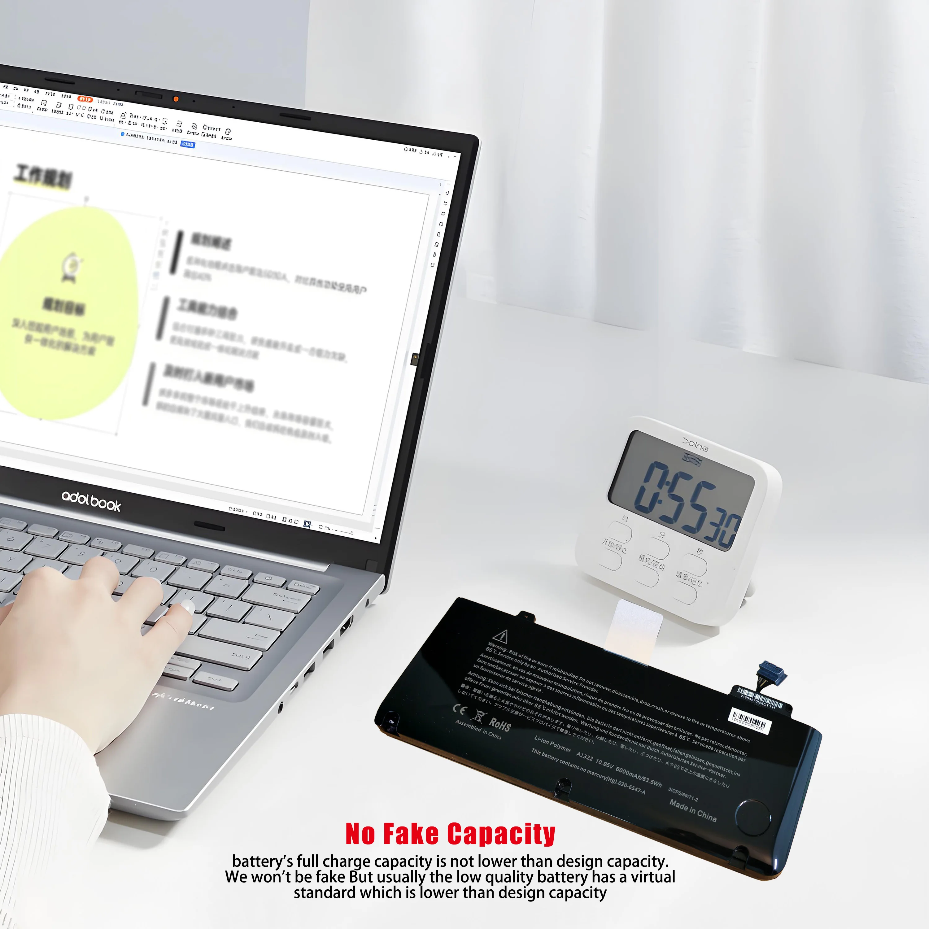 NOWA bateria do laptopa A1322 do APPLE MacBook Pro 13 "A1278 (2009-2012 ROK) MB990 MB991 MC700 MC374 MD313 MD101 MD314 MC724