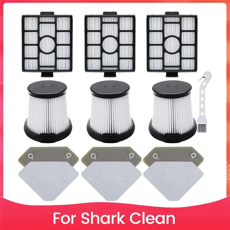 

HGHO BU3523 BU3521 BU3120 HEPA Filter Replacement For Shark Clean Lightweight, Clean And Empty Cordless Stick Vacuum Cleaner