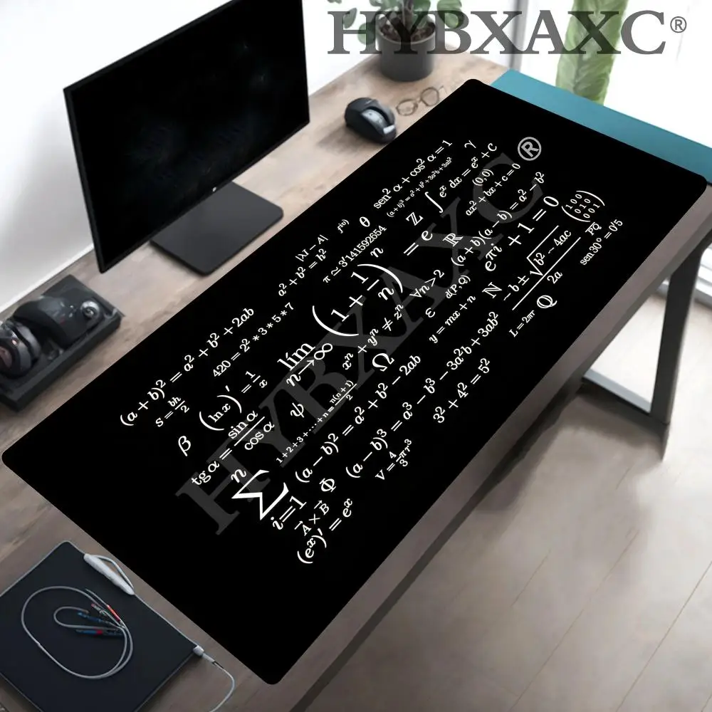 

HYBXAXC Math Formulas Mouse Pad Large Rubber Base Anti-slip PC Desk Accessories for Offices and Gamer Keyboard Mats Decor Mat