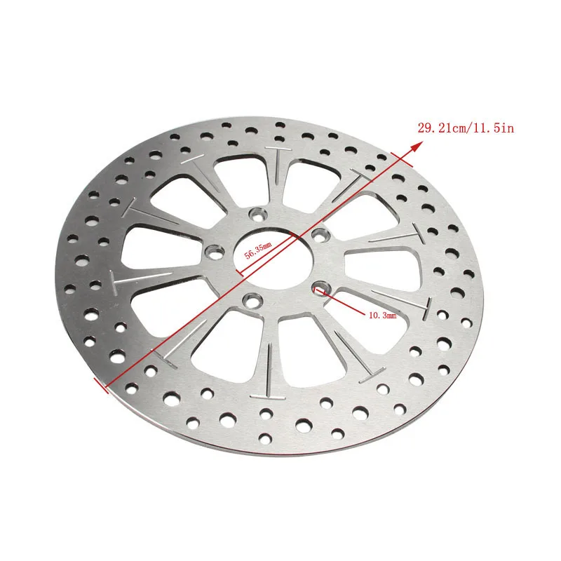 Customized 1CR13 Steel Motorcycle Rear Brake Disc 300 Mm Suitable For Harley Model 16-26 Inch Wheels