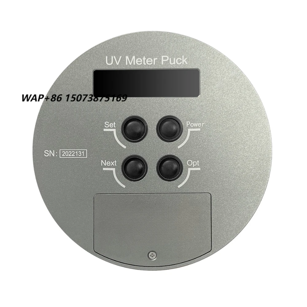 Professional Heightled UV Meter 4-Band OLED Screen Halogen/Gallium Lamps Display 10-5000 MW/cm Irradiance