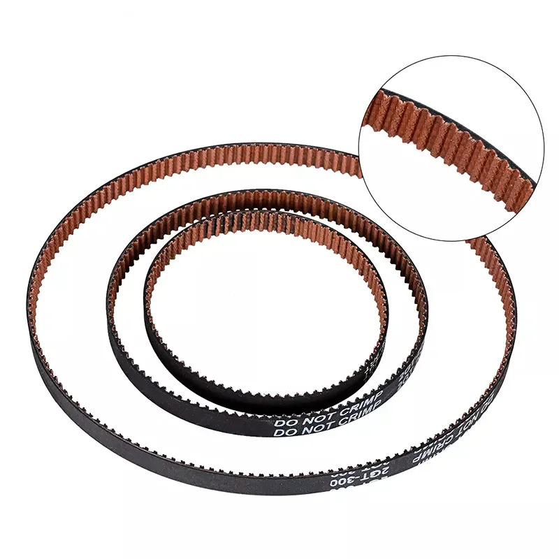 Pulley Belt Non-slip GT2 6mm Closed Loop Timing Belt 110/122/158/188/200/232/400/610/852mm 2GT BELT Suitably GT2 Pulley 6mm Wide