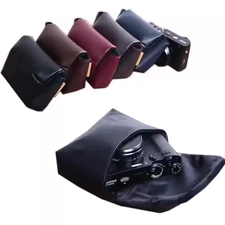 PU Leather Camera Case Bag For Pentax 17 Leica X2 X1 D-Lux 7