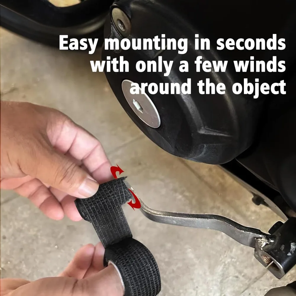 Motorcycle Shifter Shoe Protector Adjustable Elastic Strap Rubber Boot Cover Anti-Slip Gear Shift Guard Motorbike Accessories view 3
