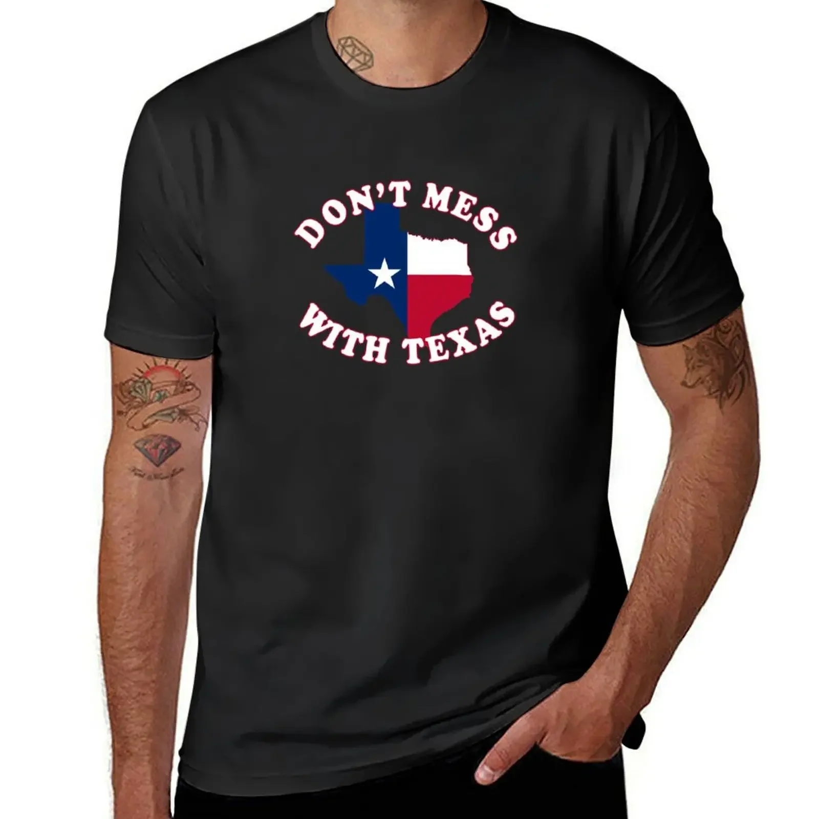 Don't Mess With Texas T-Shirt Blouse designer shirts baggy shirts sweat shirts, men