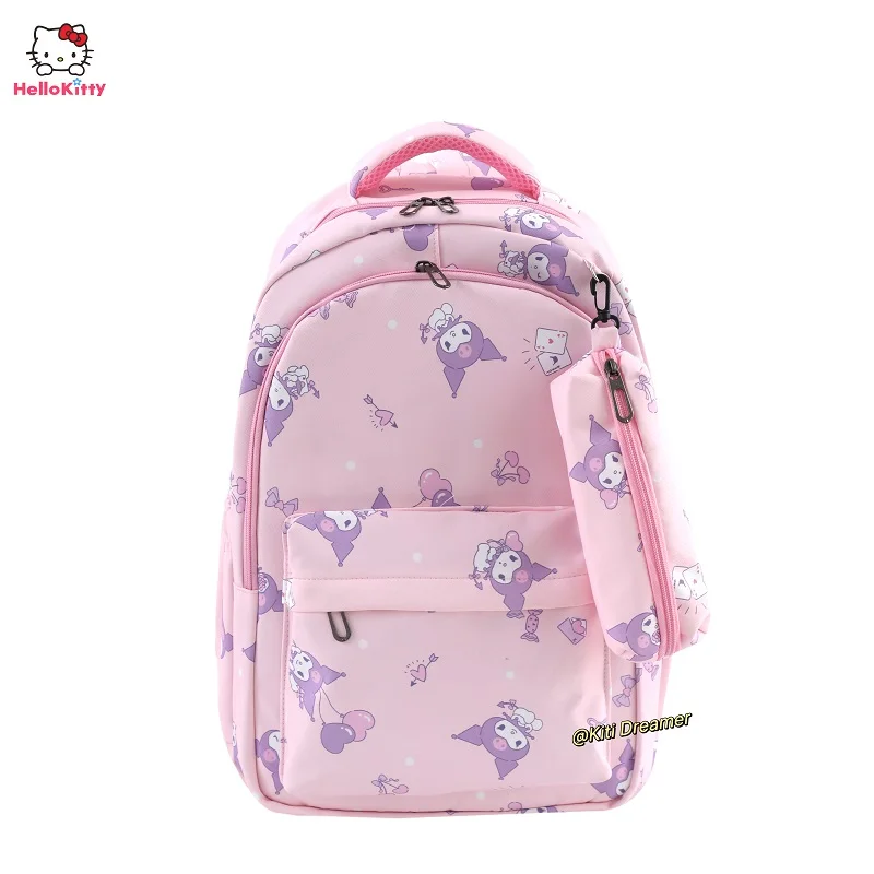 

Sanrio Ins Hello Kitty Cute Cartoon Student Schoolbag Large Capacity New Backpack Lightweight Campus Lightweight School Backpack