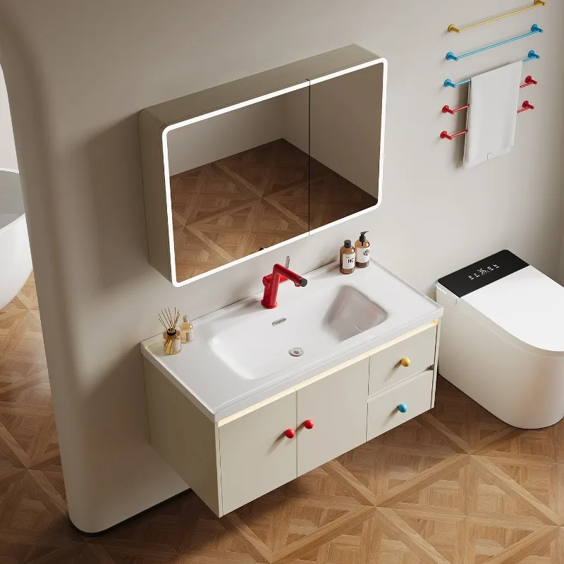 Over Makeup Bathroom Cabinet Organizer Mirror Shelves Partitions Display Cupboard Small Luxury Archivadores Trendy Furniture
