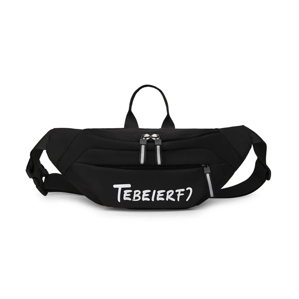 

Simple Nylon Men Chest Bag Large Capacity Waterproof Outdoor Waist Bag Multi Functional Crossbody Bag Sports Walking Bag Riding