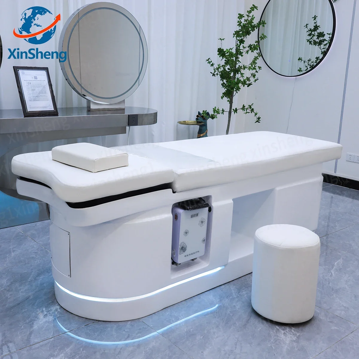 Factory Customization Head SPA Salon Bed Hair Washing Equipment Massage Table Shampoo Beds Commercial Furniture Wholesale