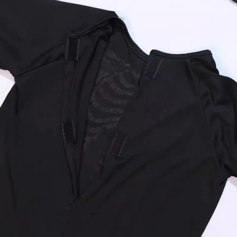 

Модный светящийся детский костюм-скелет: забавная маска, перчатки, костюм черепа для Хэллоуина, косплея и выступлений в клубе