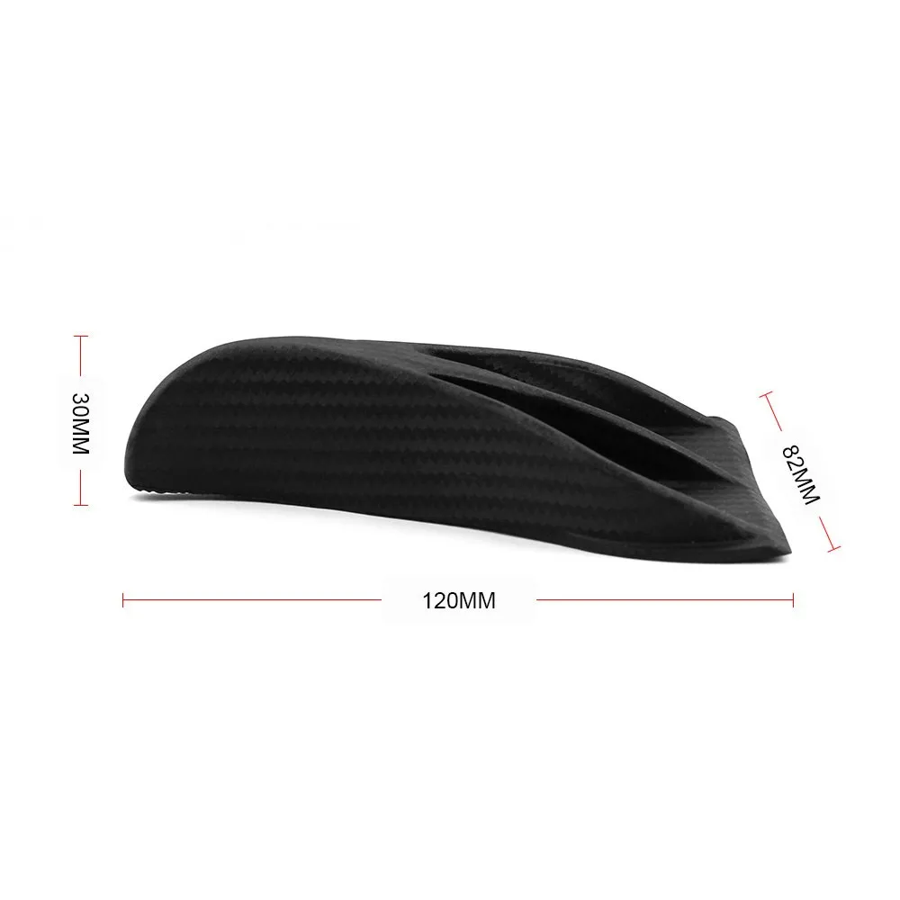 1Pcs/10Pcs Car Roof Shark Fins Spoiler, Carbon Fiber Universal Shark Fin Diffuser Vortex Generator Exterior Antenna Decoration